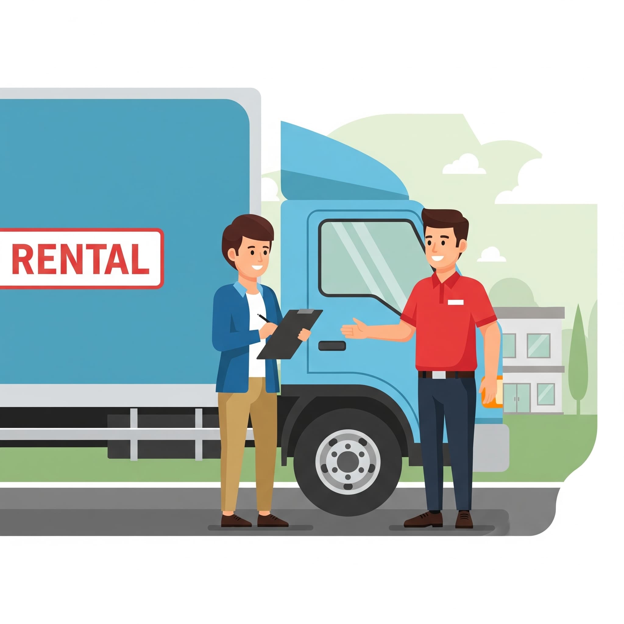 Ilustrasi Sewa Truk